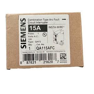 SIEMENS QA115AFC 15AMP-1 POLE